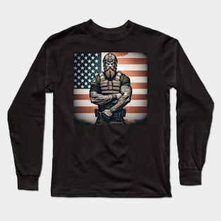 Patriot of Valhalla Long Sleeve T-Shirt